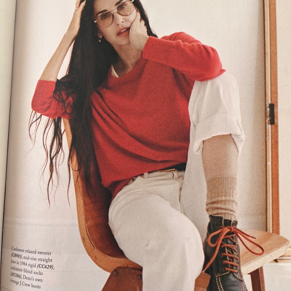 Vintage 90's boots exactly like the ones Demi wore in photo shoot for 2024 fall